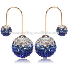 2015 Fashion shamballa ball Stud Earring Jewelry